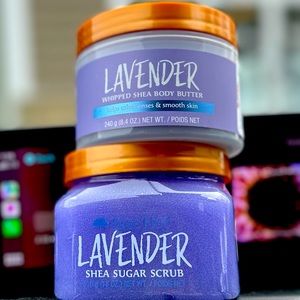 Tree hut lavender body scrub & lotion